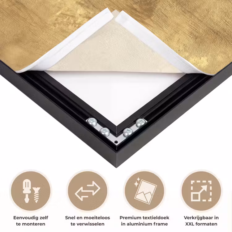 Art Frame - Industrieel - Textuur - Goud — 4