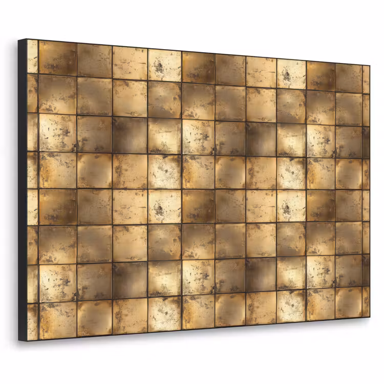 Art Frame - Geometrisch - Tegels - Goud — 1