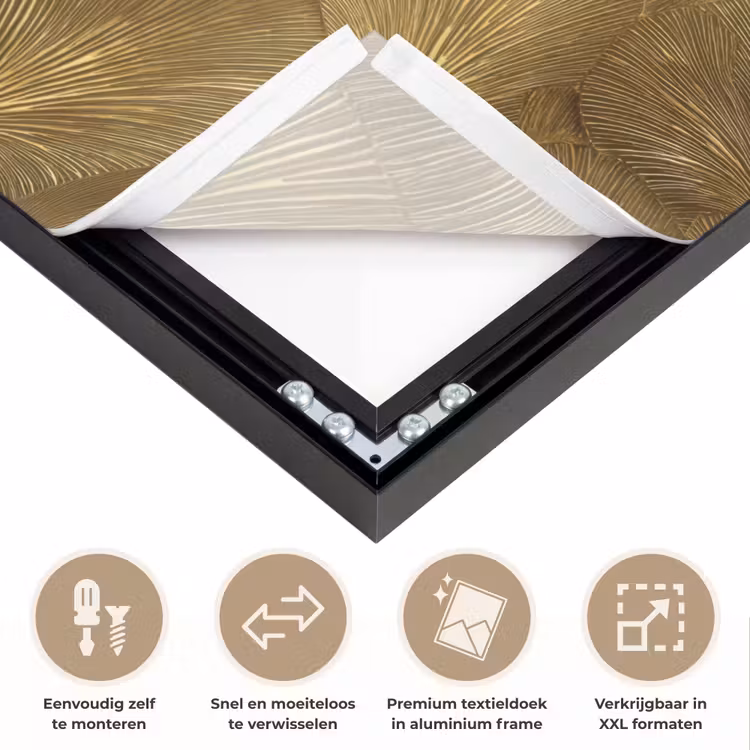 Art Frame - Organisch - Lijnen - Goud — 4