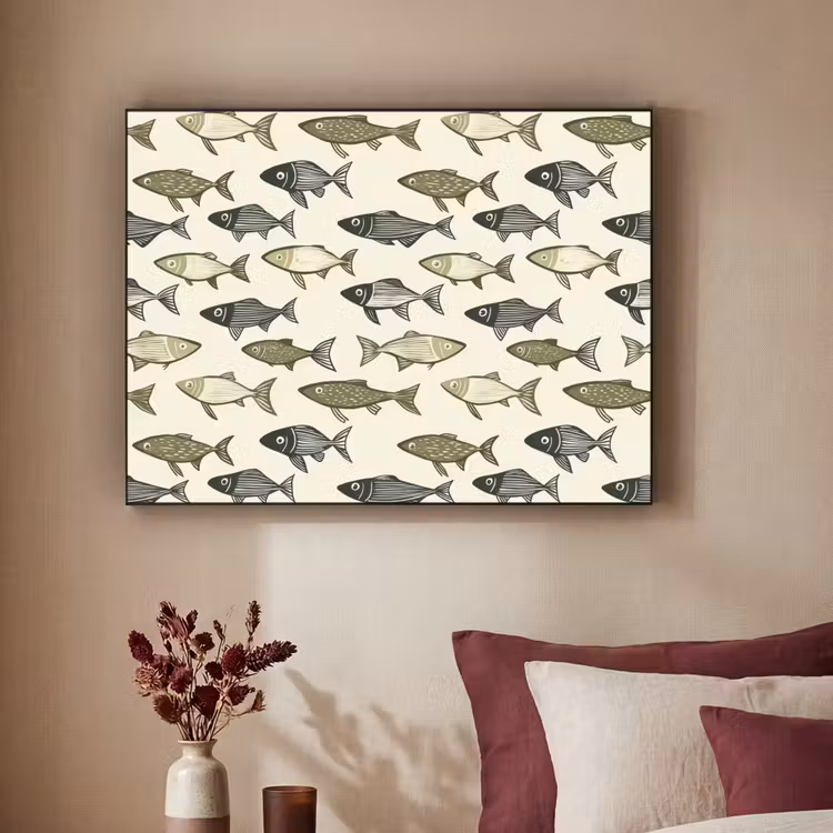 Art Frame - Vissen - Klassiek - Groen — 3