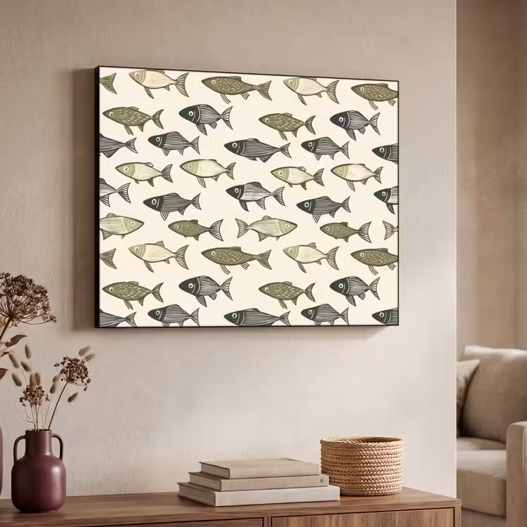 Art Frame - Vissen - Klassiek - Groen — 7