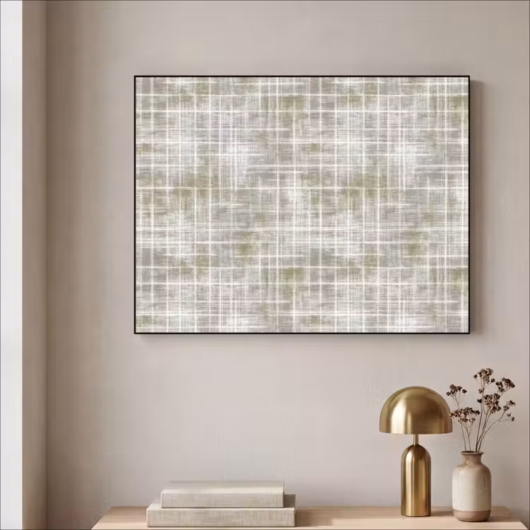 Art Frame - Linnen - Patroon - Groen — 5