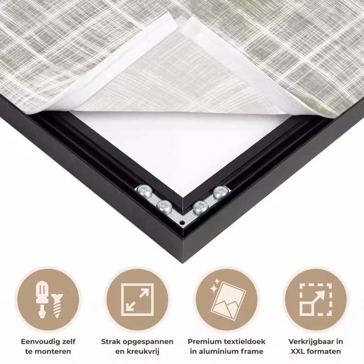 Art Frame - Linnen - Patroon - Groen — 8