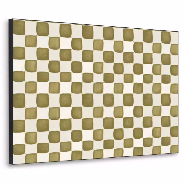 Art Frame - Schaak - Patroon - Groen — 1