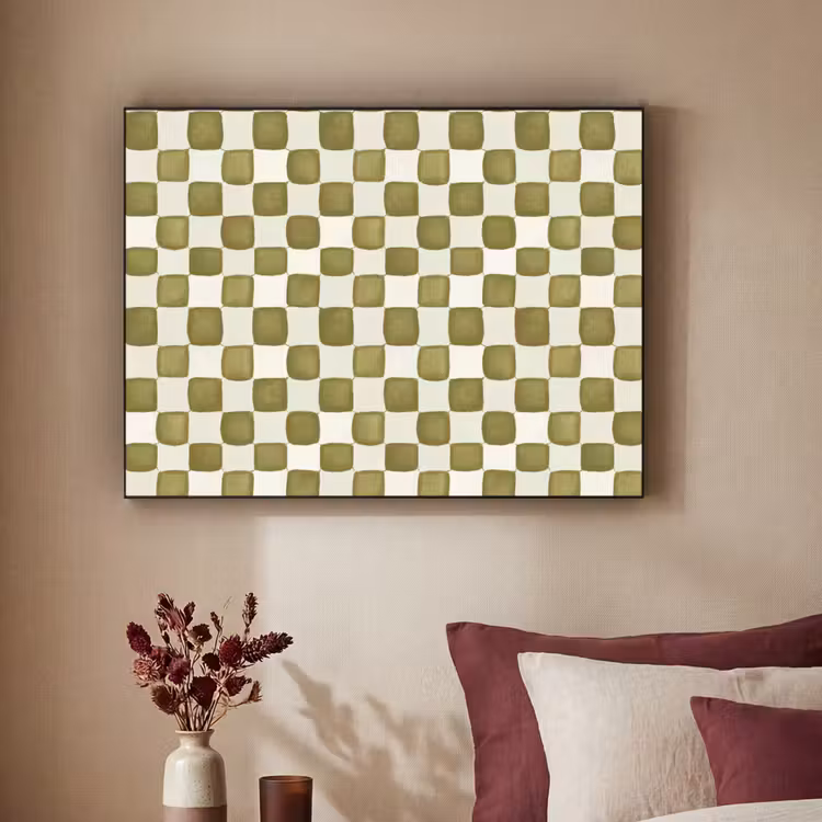 Art Frame - Schaak - Patroon - Groen — 3