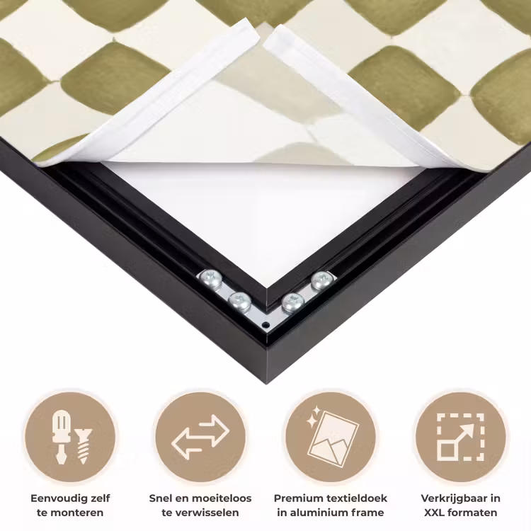 Art Frame - Schaak - Patroon - Groen — 4