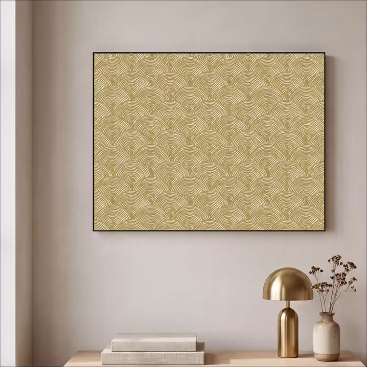 Art Frame - Waaier - Geometrisch - Groen — 5