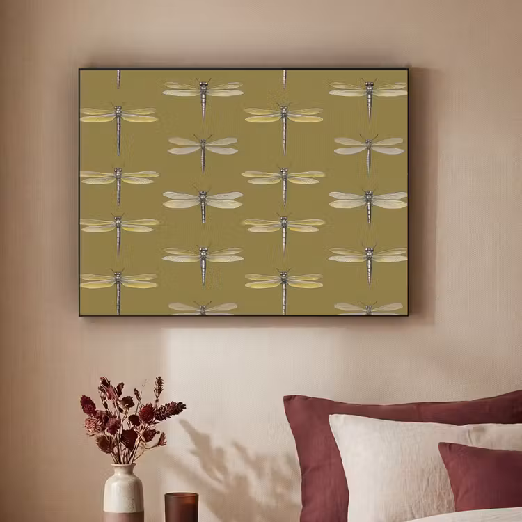 Art Frame - Libellen - Patroon - Groen — 3
