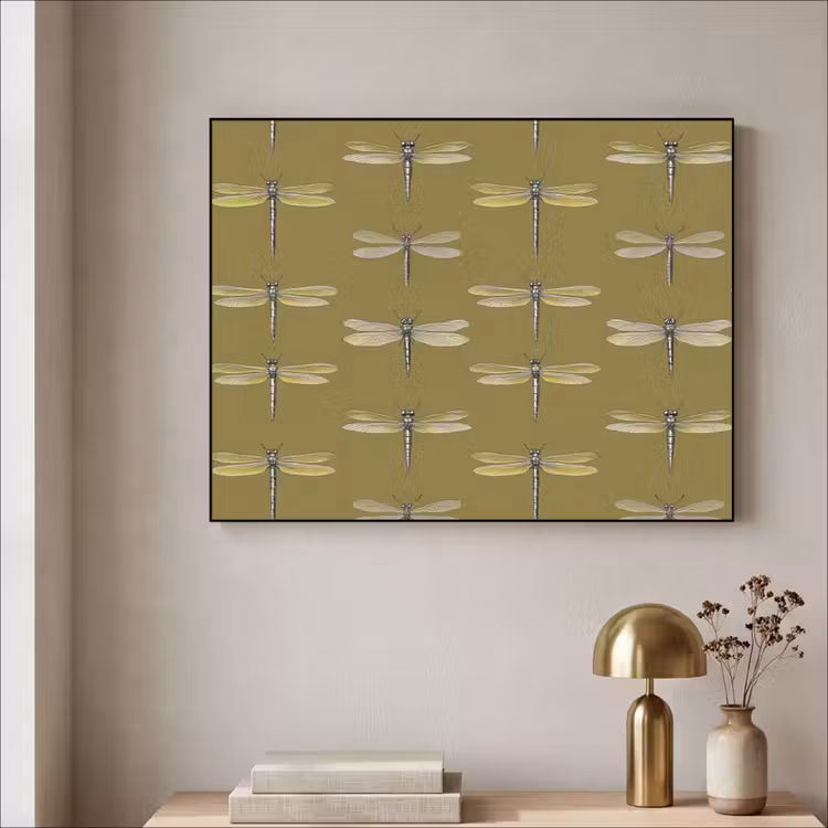 Art Frame - Libellen - Patroon - Groen — 5