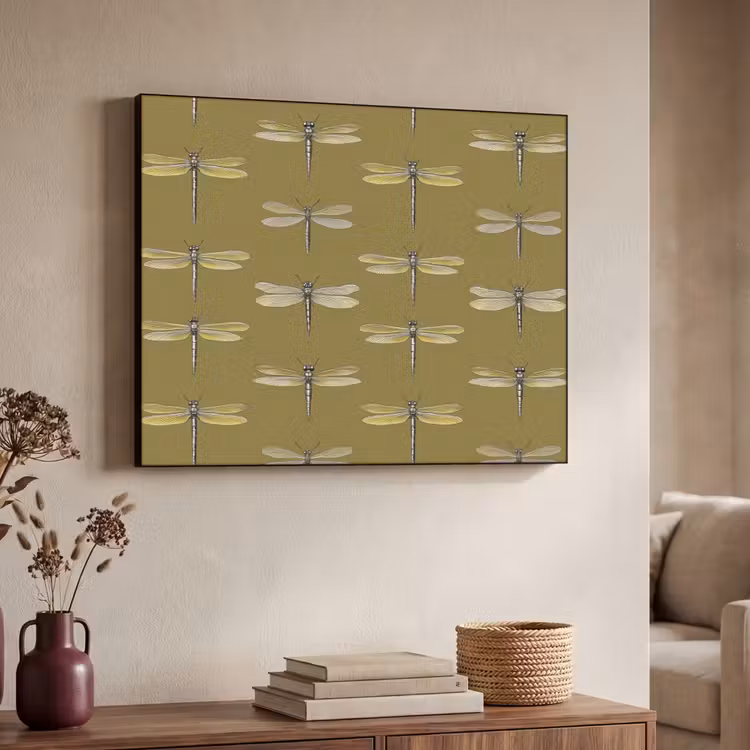 Art Frame - Libellen - Patroon - Groen — 7