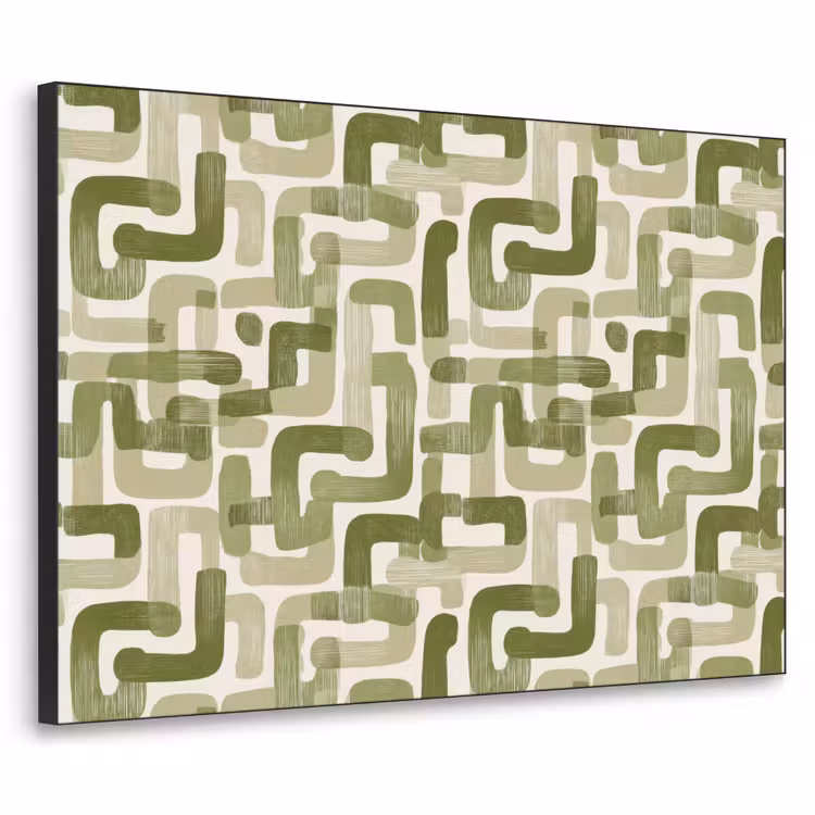 Art Frame - Modern - Grafisch - Groen — 1