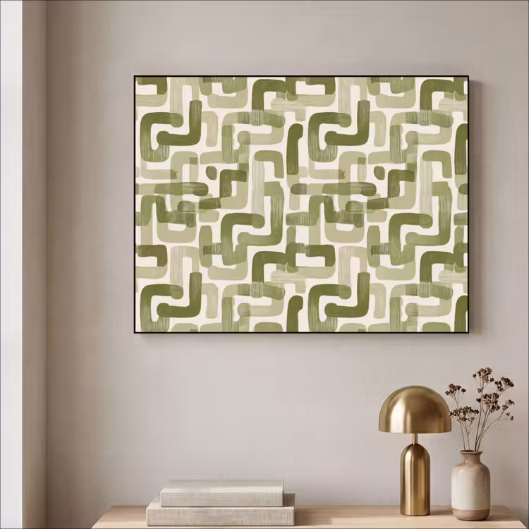 Art Frame - Modern - Grafisch - Groen — 5
