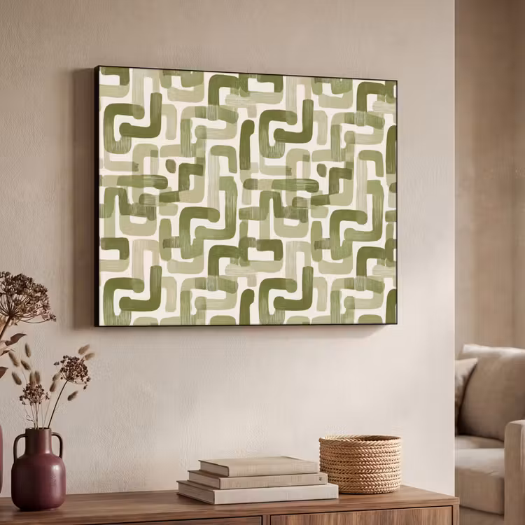 Art Frame - Modern - Grafisch - Groen — 7