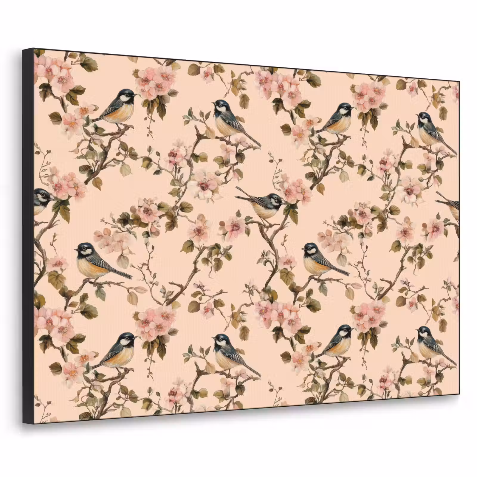 Art Frame - Bloesem - Koolmees - Roze — 1
