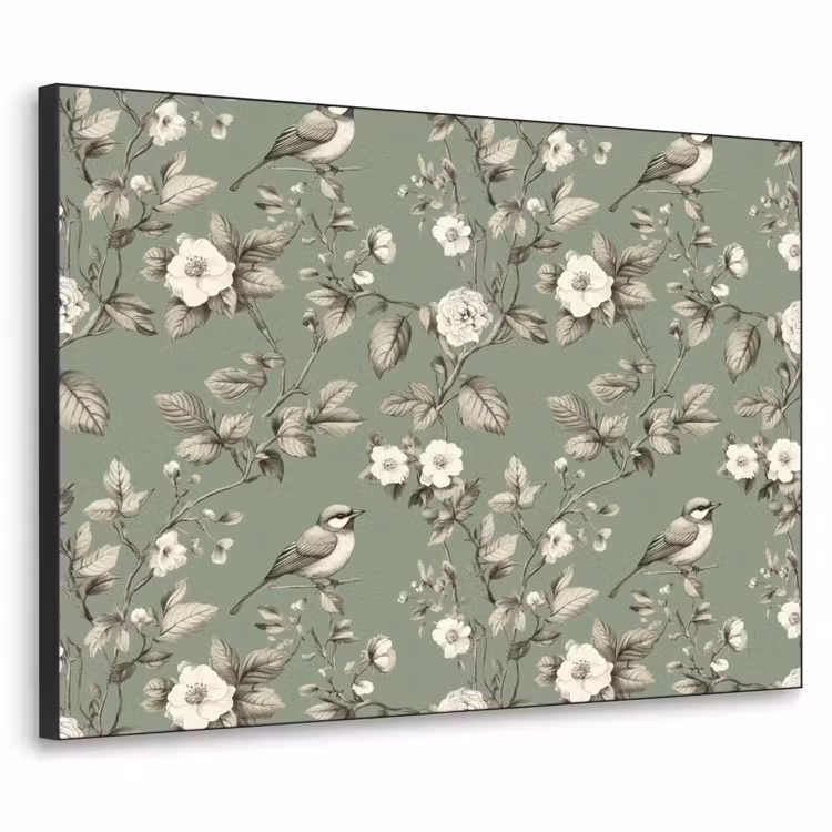 Art Frame - Botanisch - Vogels - Groen — 1