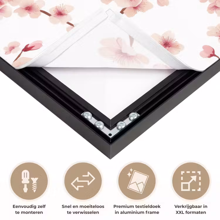 Art Frame - Kersenbloesem - Takken - Roze — 4