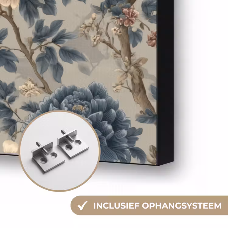 Art Frame - Pauw - Bloemen - Blauw — 6