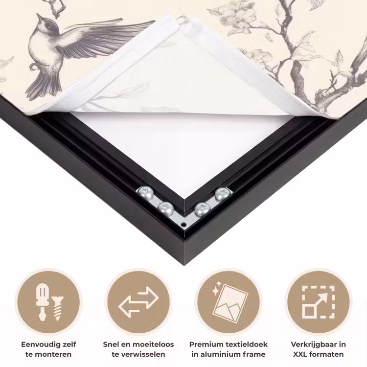 Art Frame - Takken - Vogels - Beige — 4