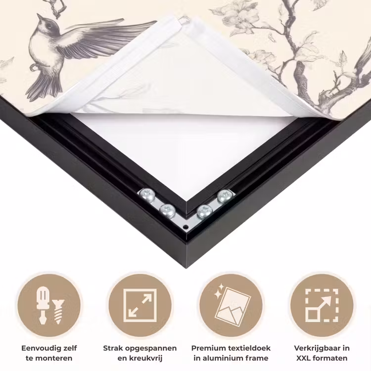 Art Frame - Takken - Vogels - Beige — 8