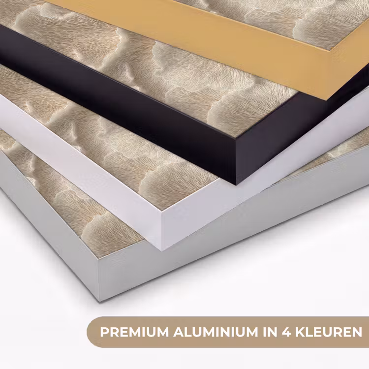 Art Frame - Waaierstructuren - Beige - Vezeltextuur — 2