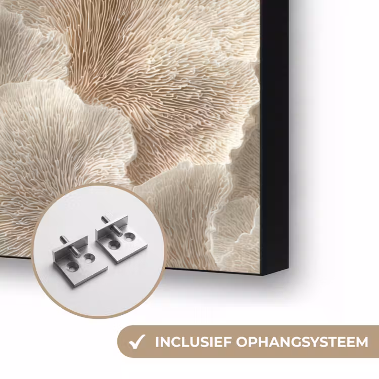 Art Frame - Waaierstructuren - Beige - Vezeltextuur — 6