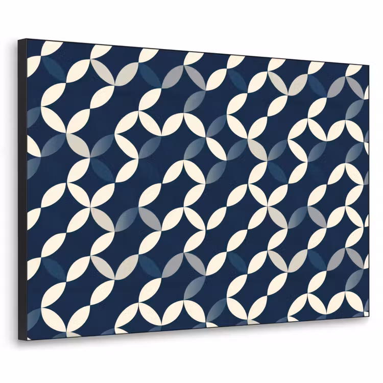 Art Frame - Abstract - Patroon - Blauw — 1