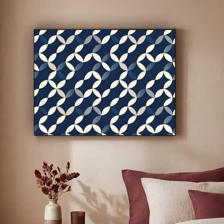 Art Frame - Abstract - Patroon - Blauw — 3