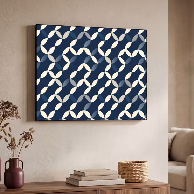 Art Frame - Abstract - Patroon - Blauw — 7