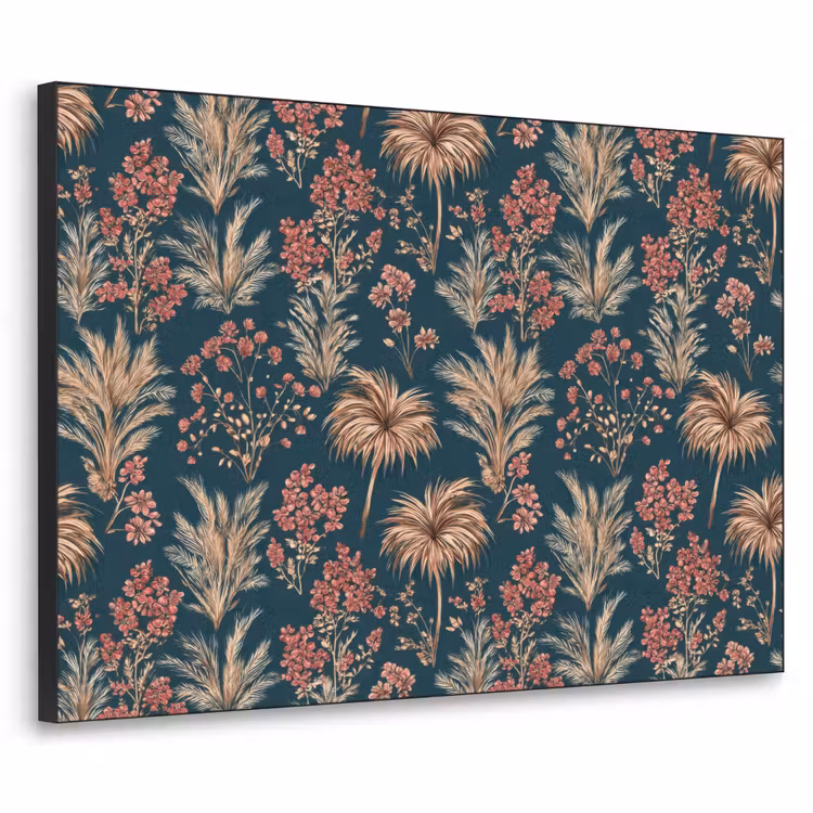 Art Frame - Botanisch - Patroon - Blauw — 1