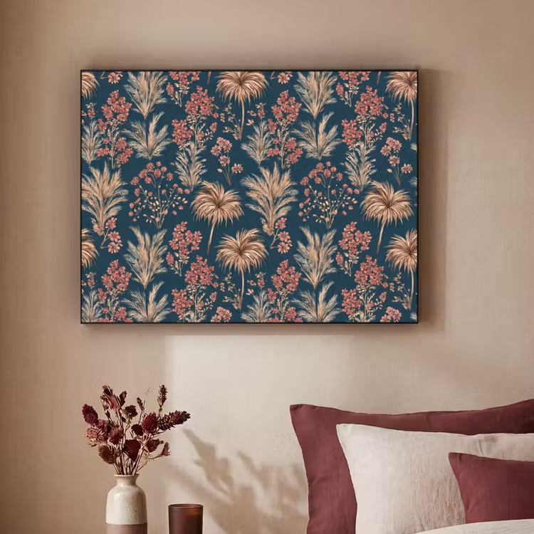Art Frame - Botanisch - Patroon - Blauw — 3