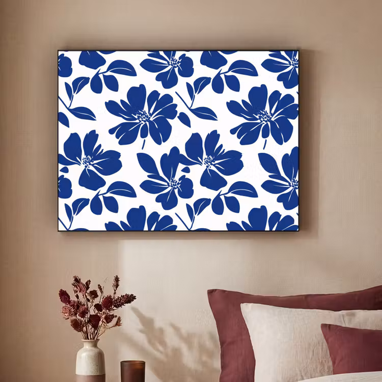 Art Frame - Floraal - Modern - Blauw — 3