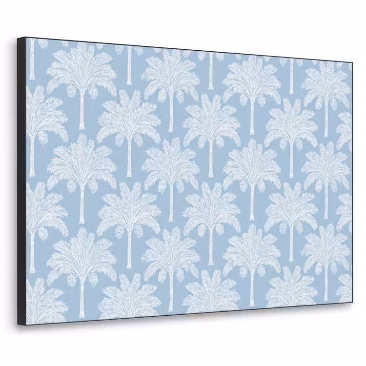 Art Frame - Palmboom - Modern - Blauw — 1