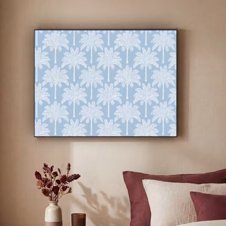 Art Frame - Palmboom - Modern - Blauw — 3