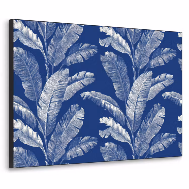 Art Frame - Blad - Palm - Blauw — 1