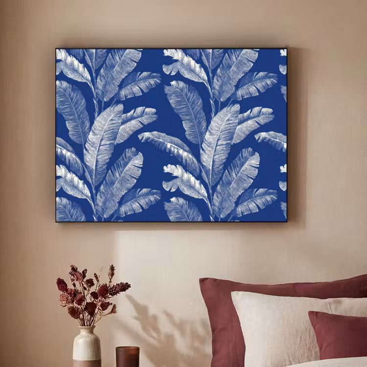 Art Frame - Blad - Palm - Blauw — 3