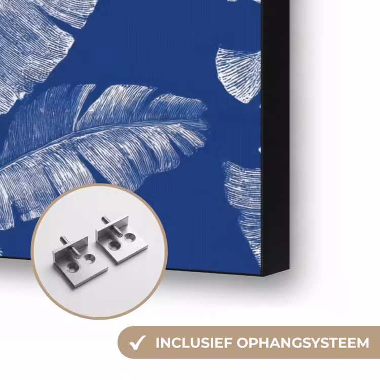 Art Frame - Blad - Palm - Blauw — 6