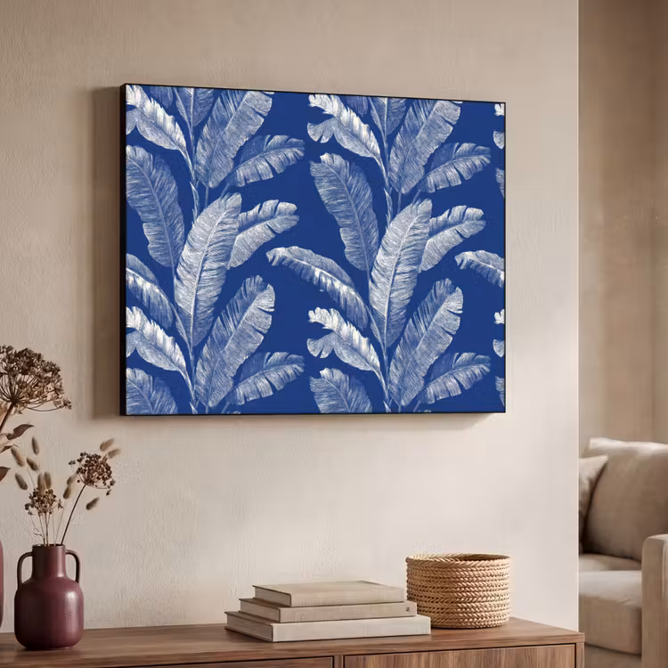 Art Frame - Blad - Palm - Blauw — 7