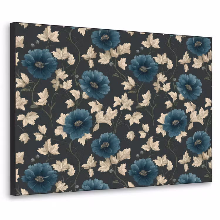 Art Frame - Botanisch - Bloemen - Blauw — 1
