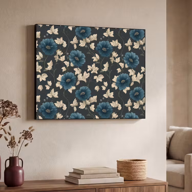 Art Frame - Botanisch - Bloemen - Blauw — 7