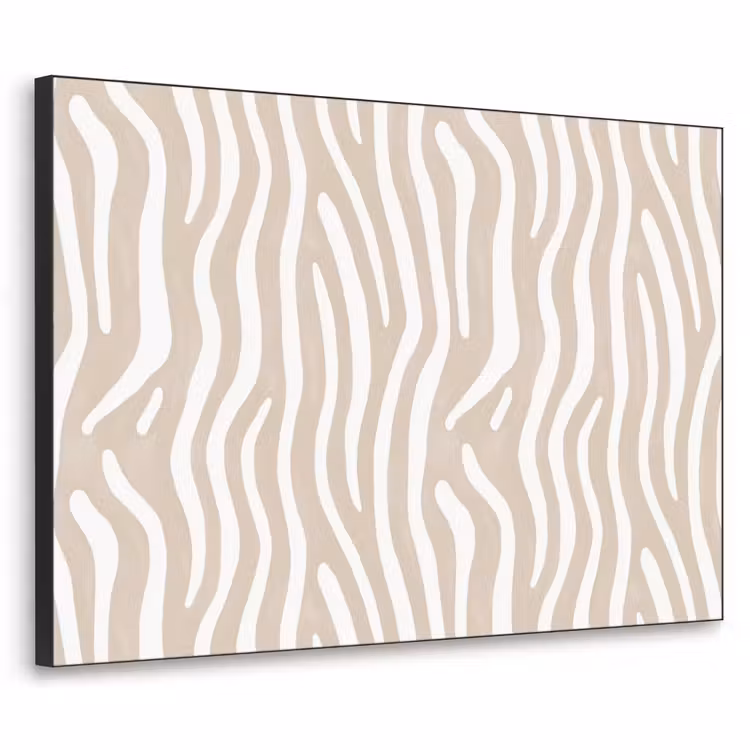 Art Frame - Abstract - Zebra - Beige — 1