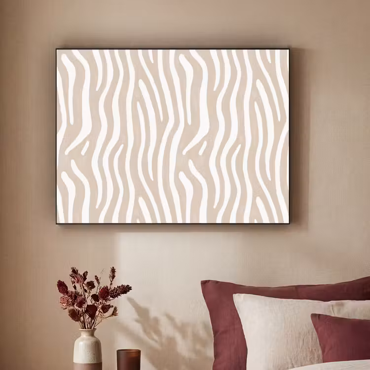 Art Frame - Abstract - Zebra - Beige — 3