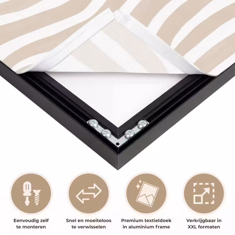 Art Frame - Abstract - Zebra - Beige — 4