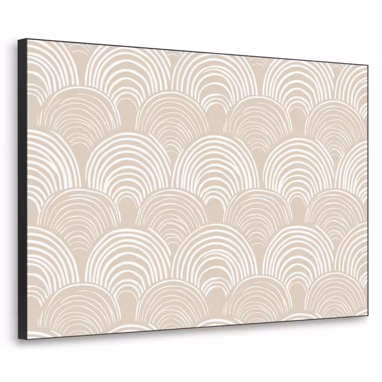 Art Frame - Golven - Structuur - Beige — 1