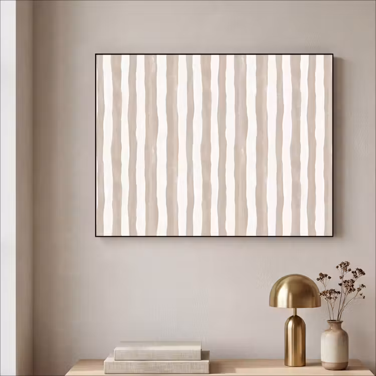 Art Frame - Minimalistisch - Strepen - Beige — 5