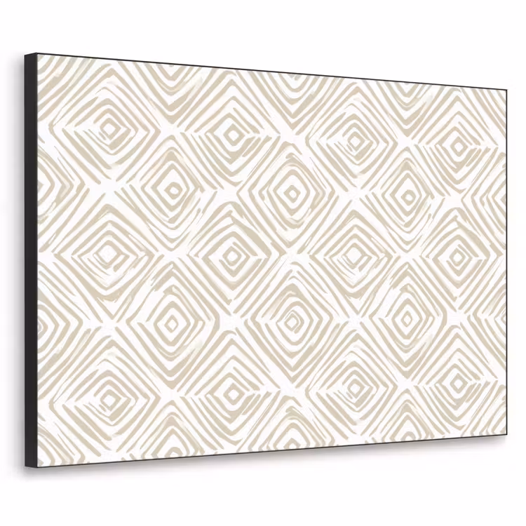 Art Frame - Abstract - Ruit - Beige — 1