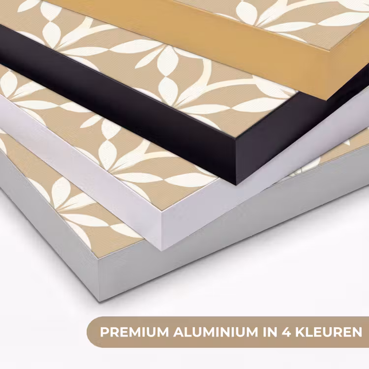 Art Frame - Bloemen - Patroon - Beige — 2