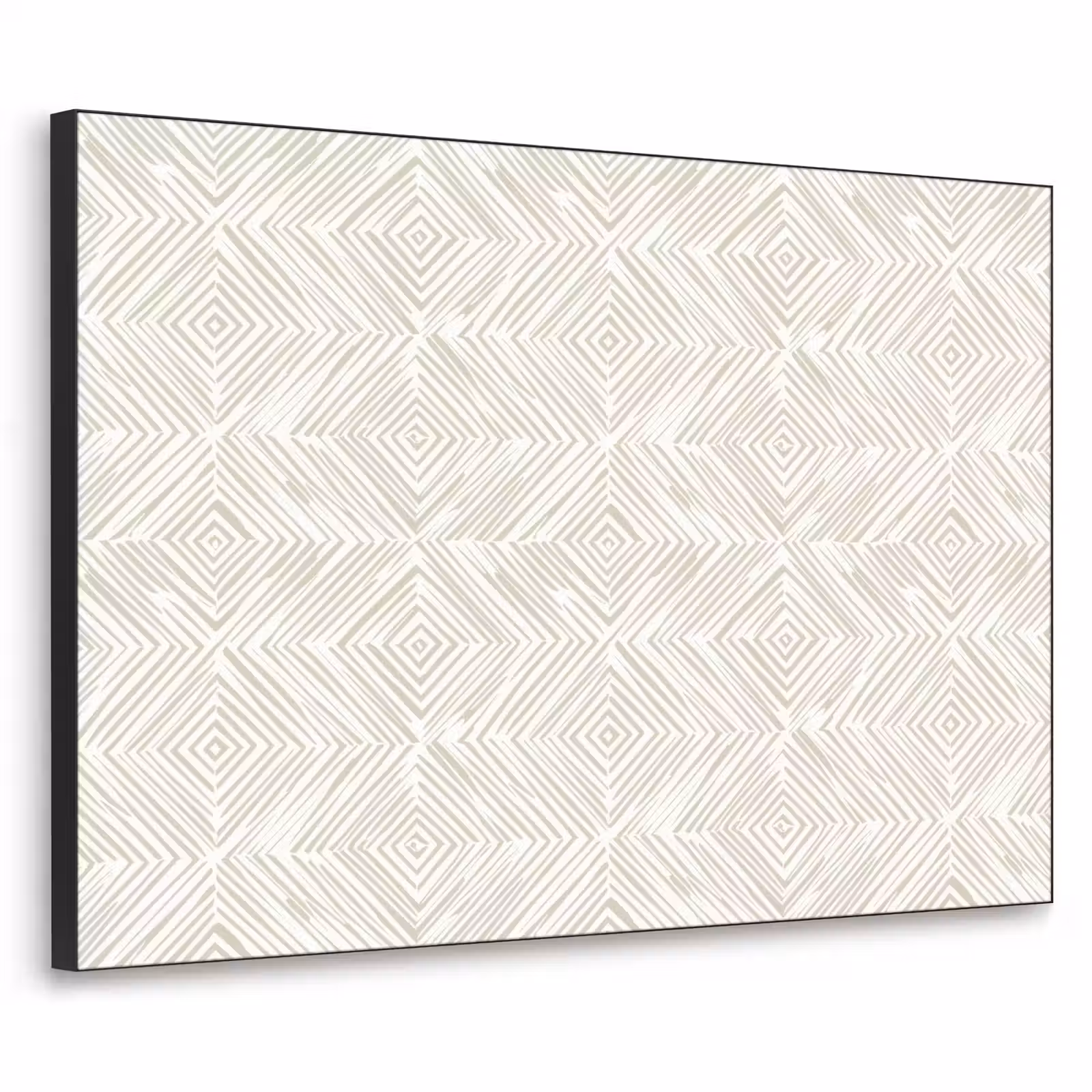 Art Frame - Abstract - Ruiten - Beige — 1