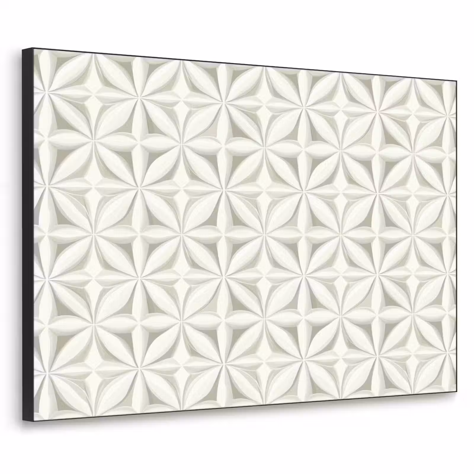 Art Frame - Abstract - Structuur - Grijs - Wit — 1