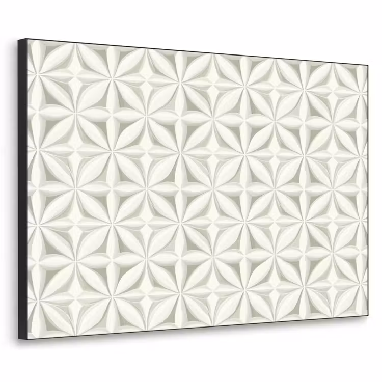 Art Frame - Abstract - Structuur - Grijs - Wit — 1