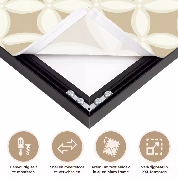 Art Frame - Symmetrisch - Motief - Beige — 4